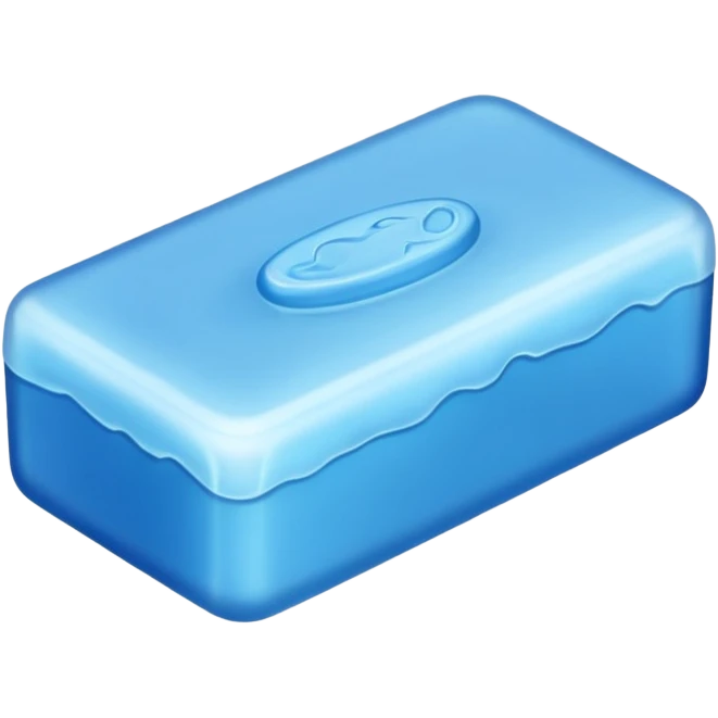 blue soap emoji