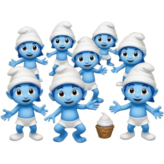 Smurf community tik tok emoji