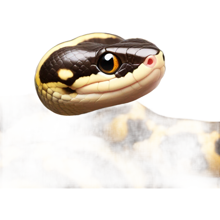Cute Ball Python emoji