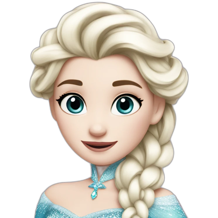 elsa disney emoji