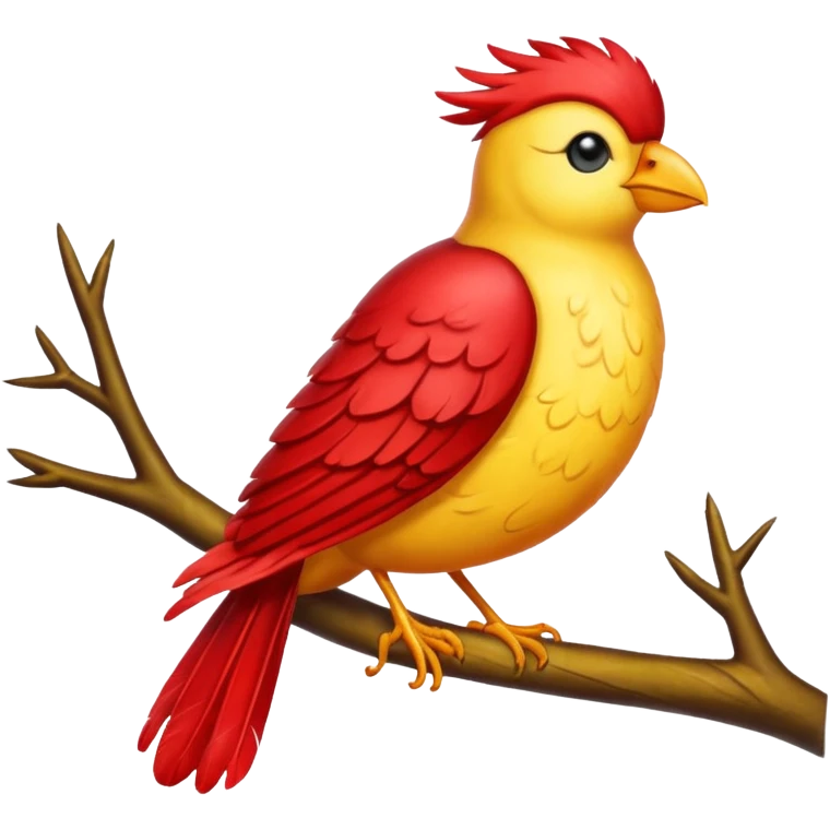 liverpool bird on the branch of tree emoji