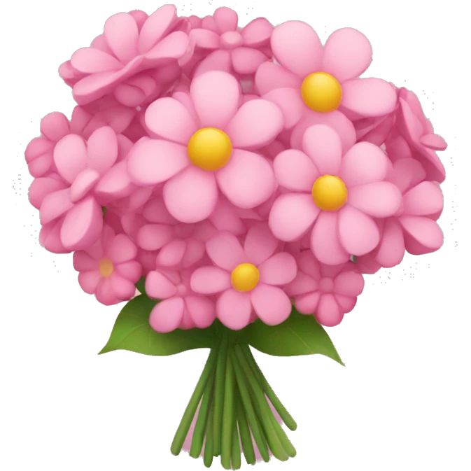 Pink flower bouquet  emoji