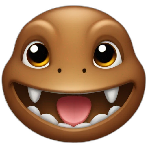 brown dinasour emoji emoji