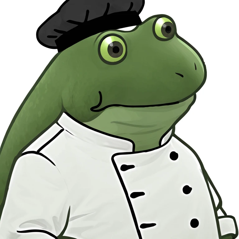 bufo in a chef coat emoji
