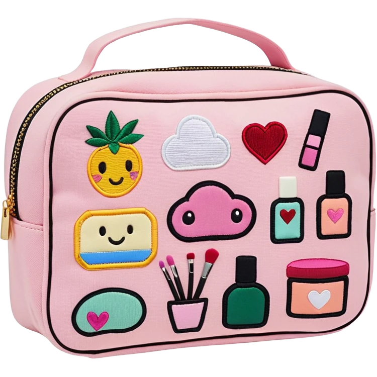 stoney clover lane makeup bag emoji