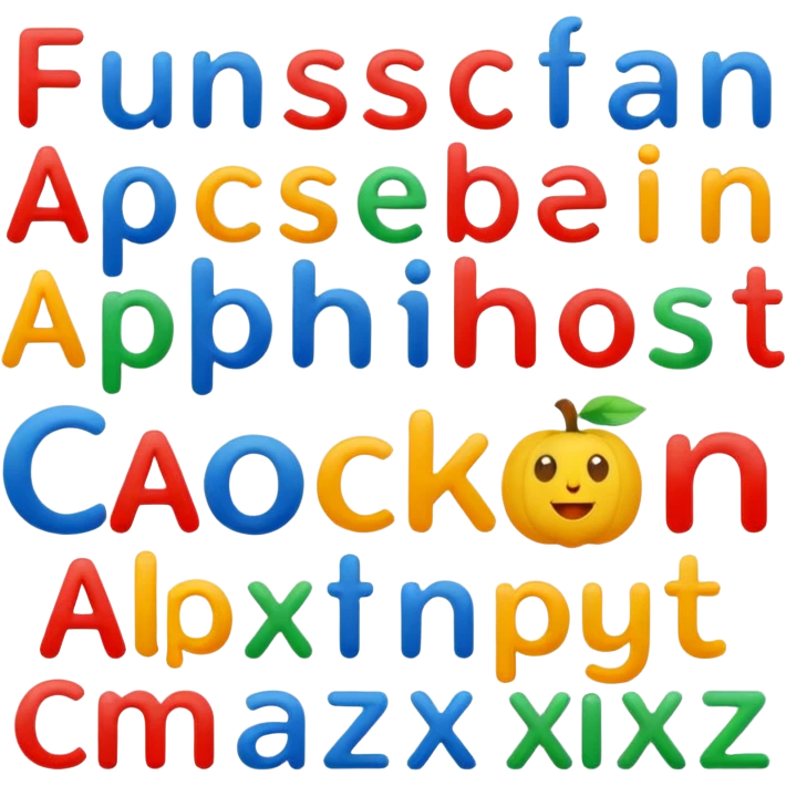 Russian alphabet chart emoji