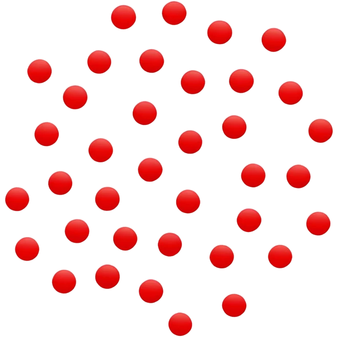 red dots emoji