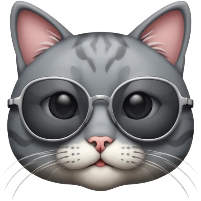 Cat wearing sunglasses emoji