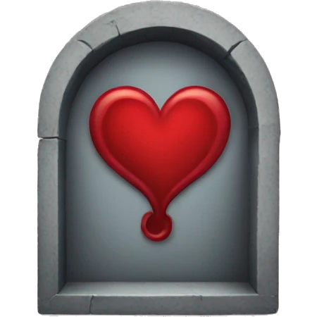 keyhole heart emoji