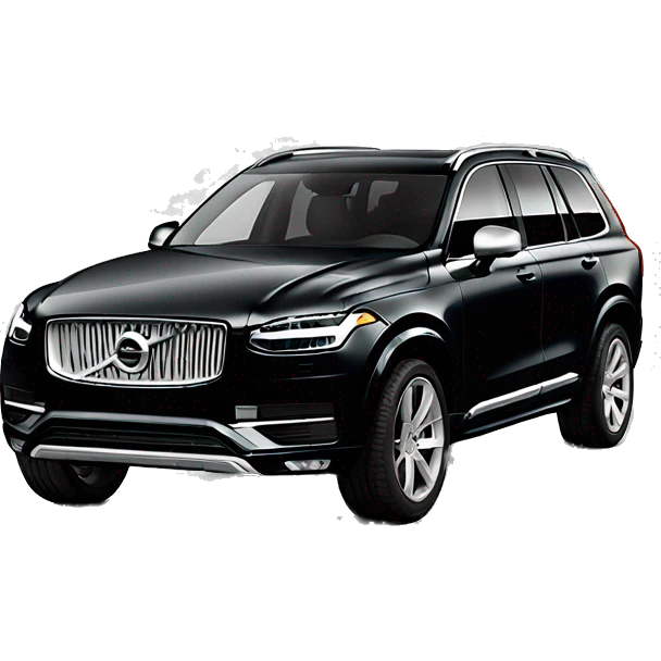 Black Volvo xc90 2024 emoji