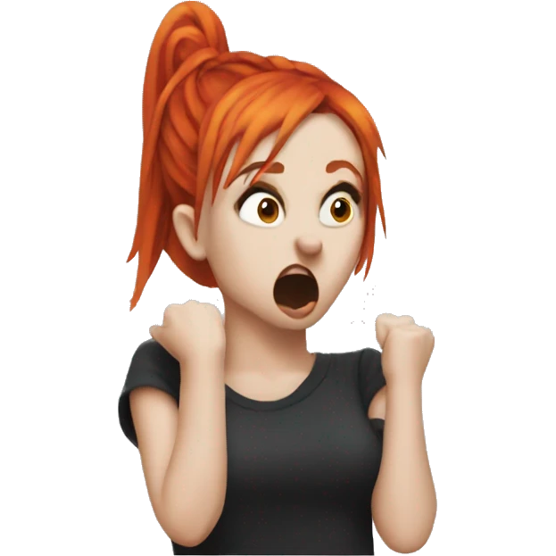 Hayley Williams frustrated emoji