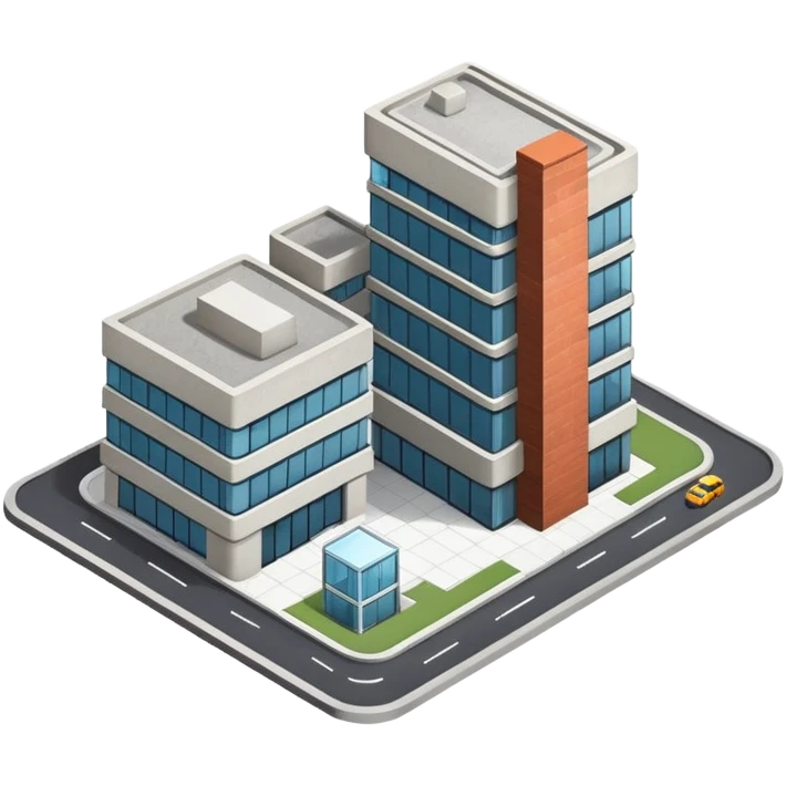 generate realistic detailed building 3d style emoji