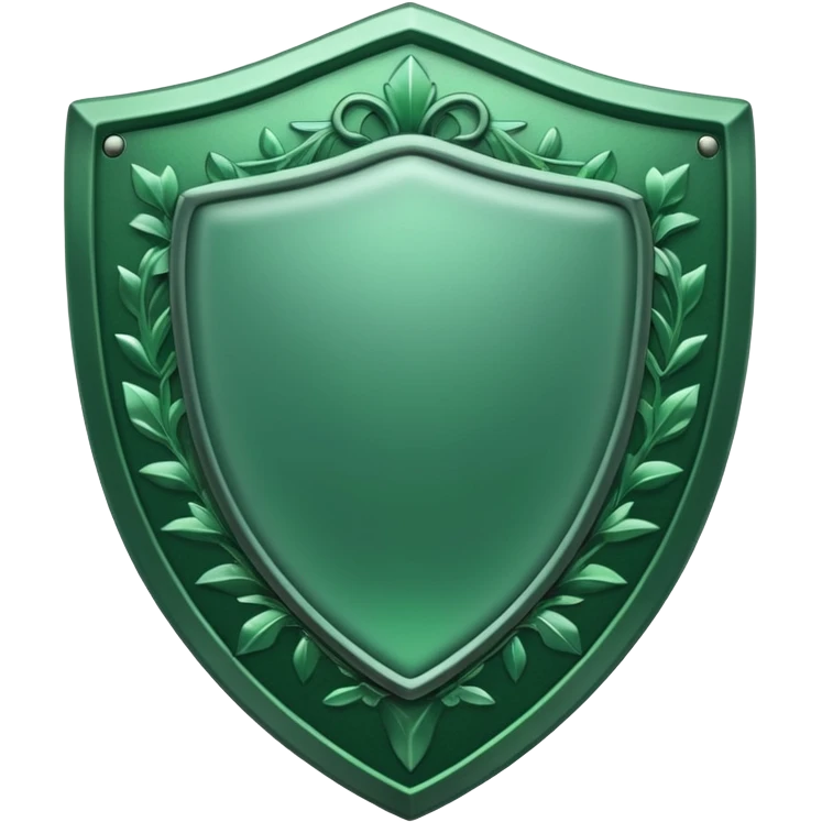 green frosted shield emoji