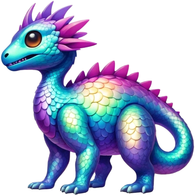 Randomly-colored Fakémon-creature emoji