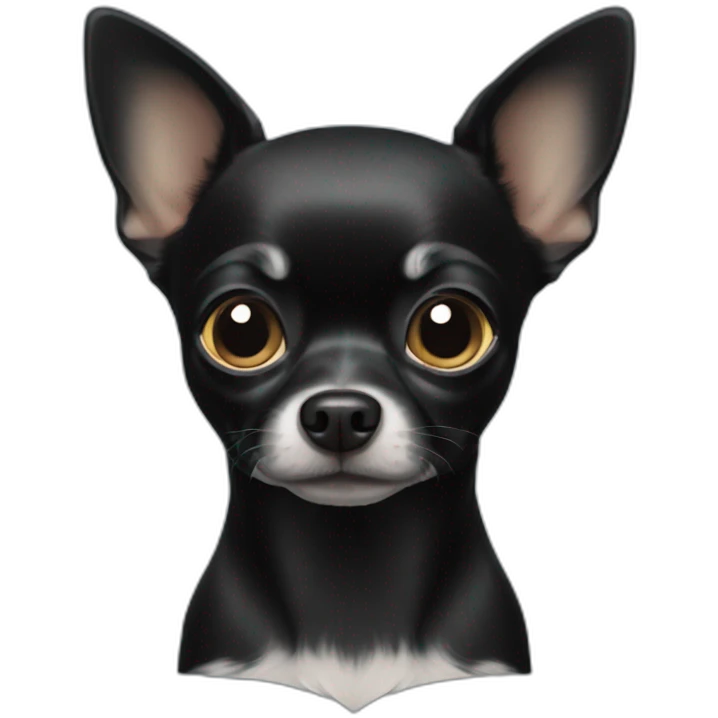 Black Chihuahua emoji