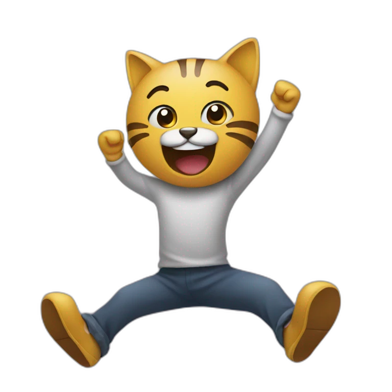 Chat qui danse emoji