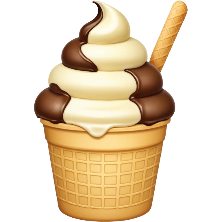Very big ice cream in tub emoji