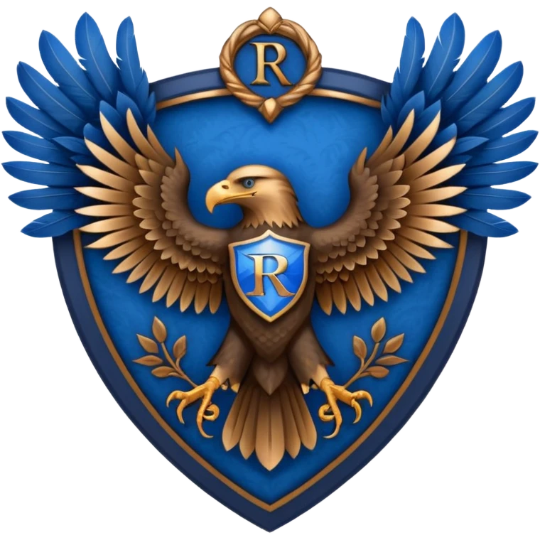 Hogwarts Ravenclaw crest Eagle emoji