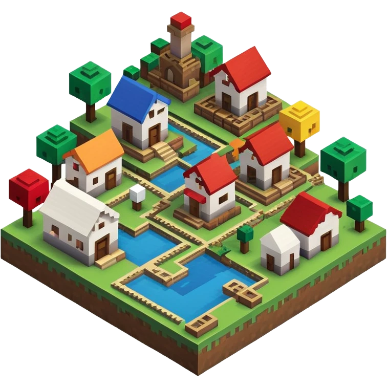 Minecraft village emoji