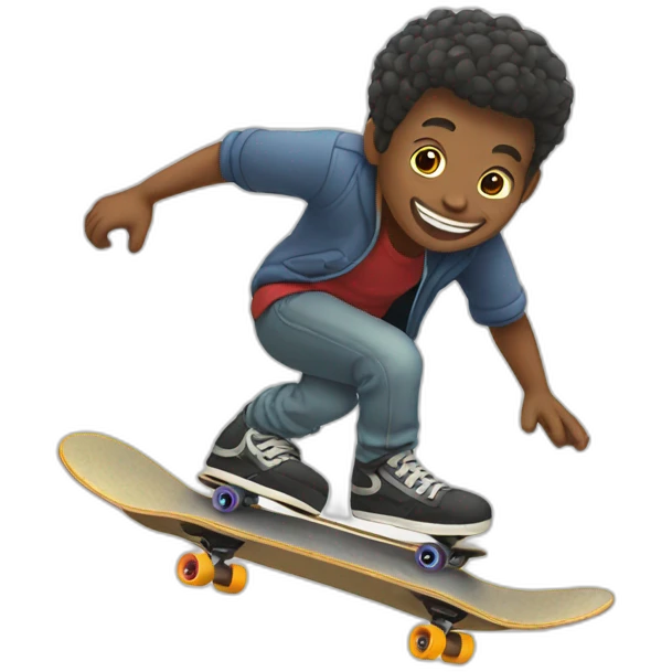 skateboarding groku emoji