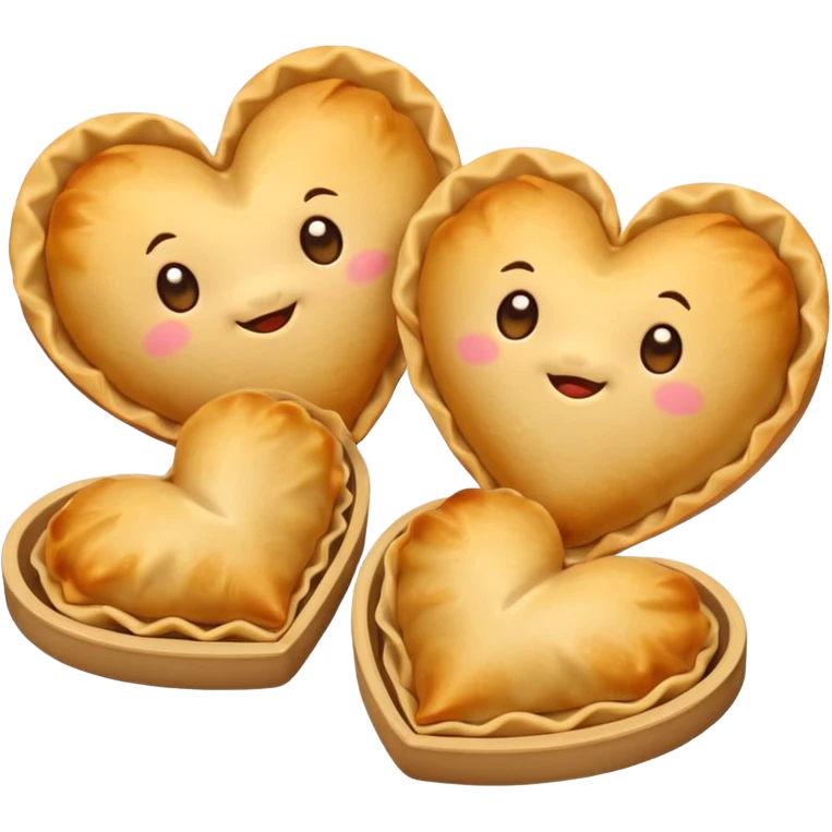 pot stickers heart  emoji