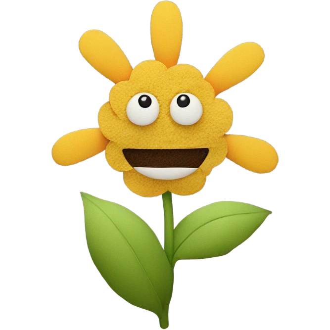Person made out of a flower emoji