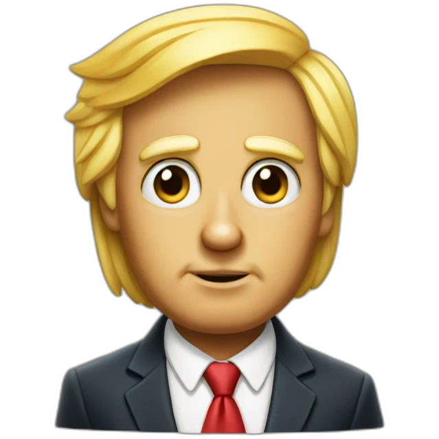 Pinocchio as trump lies emoji