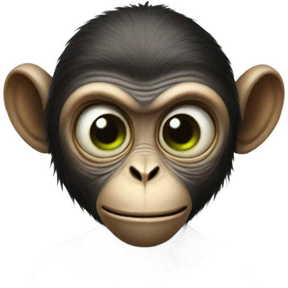 alien monkey with 3 eyes emoji
