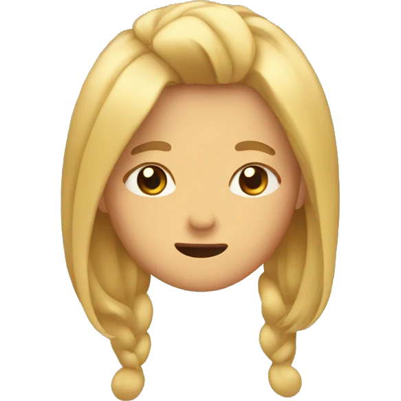 Tucking hair behind ear emoji
