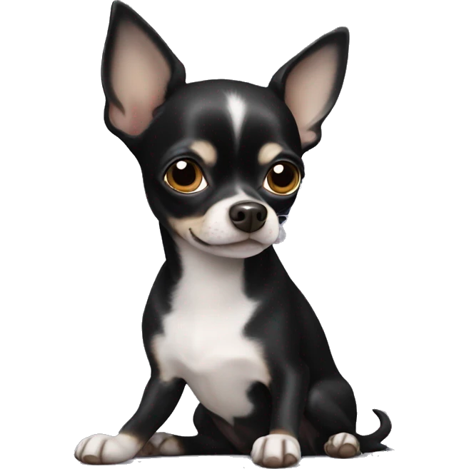 Black chihuahua emoji