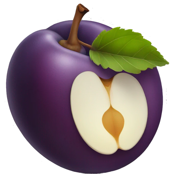 Plum emoji