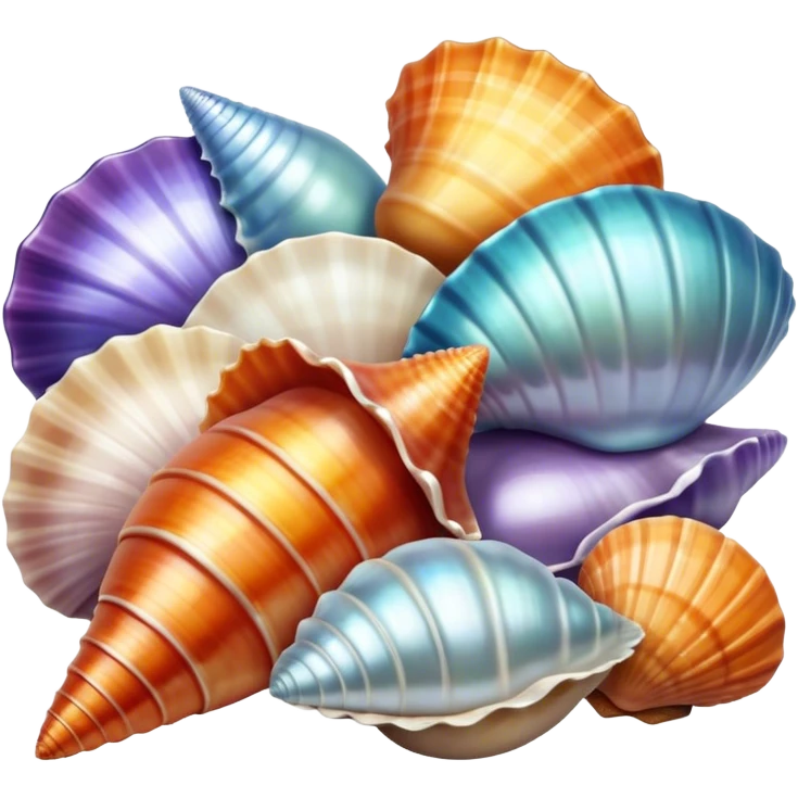 Sea shells emoji