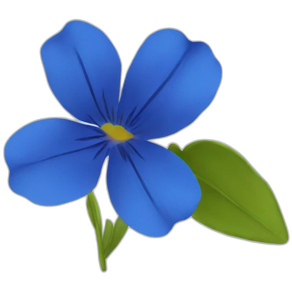 Flores azules emoji