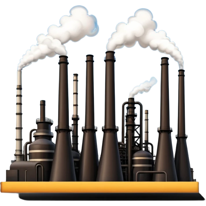 black oil refineries emoji