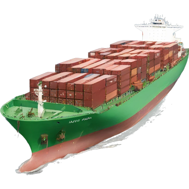 container ship emoji