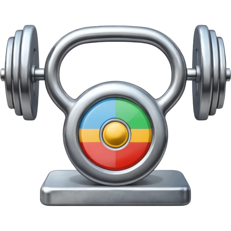 weight gym no human emoji