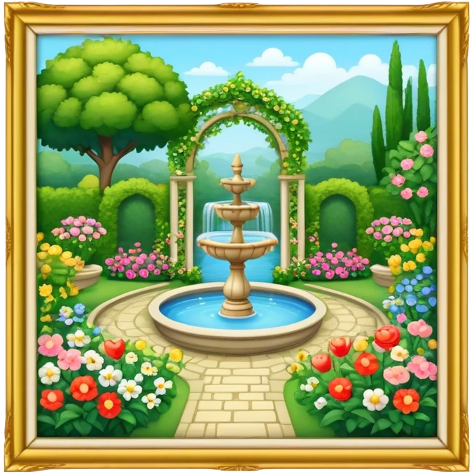 garden," "pleasure-garden," emoji