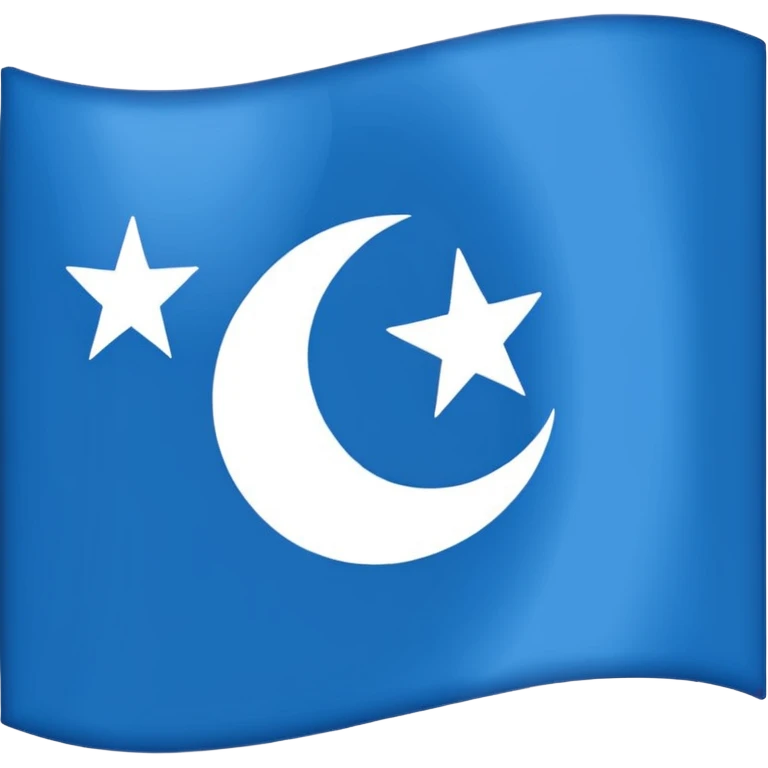 The flag of Awdal state in somalia emoji