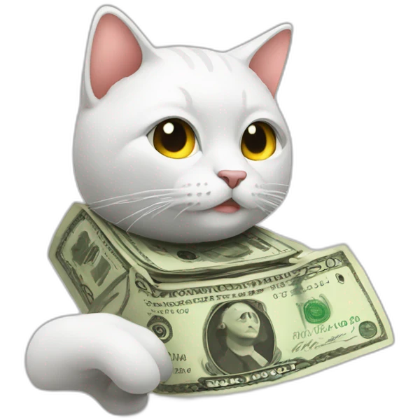 runcat with money emoji