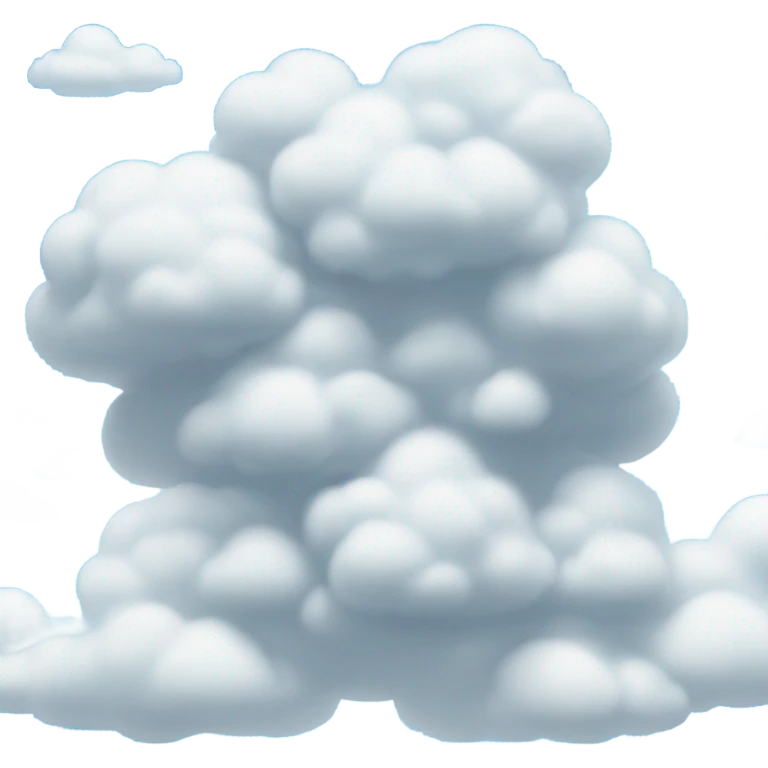 blue sky with cloud emoji