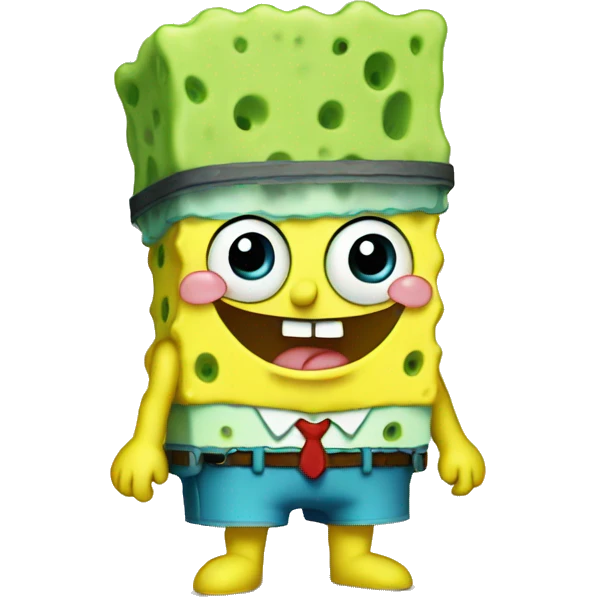 cute baby sponge bob emoji