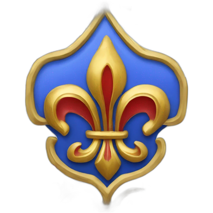 étendard royaume de france fleur de lys emoji