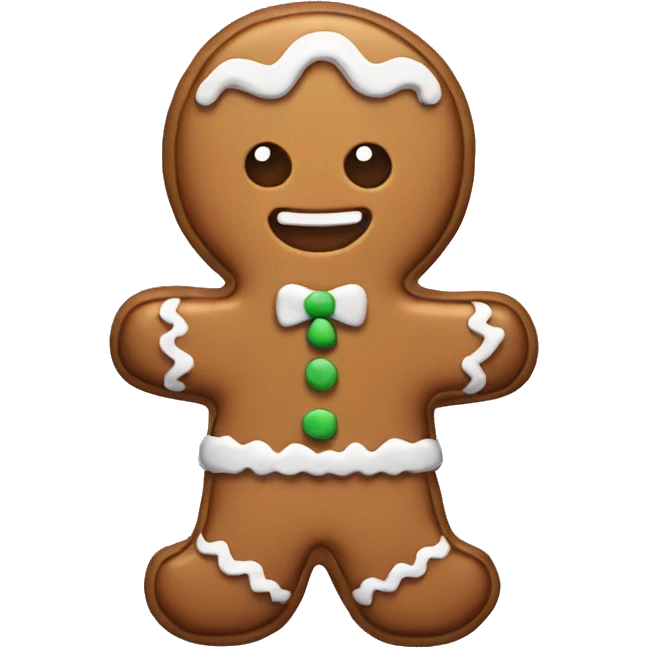 gingerbread cookie emoji