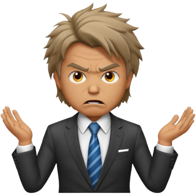 mad investor emoji