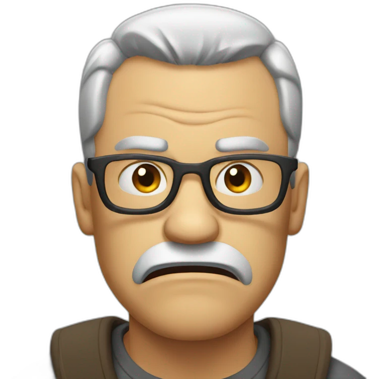 angry man emoji