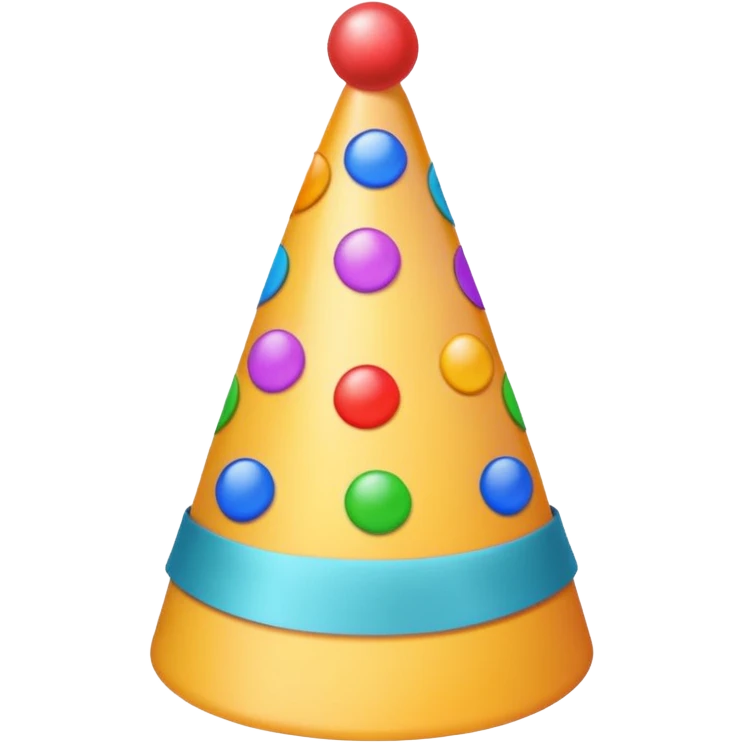 a Birthday hat emoji