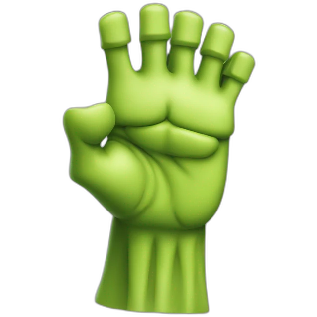 Frankenstein hand giving thumbs up emoji