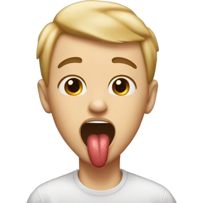 Heart eyes tongue out emoji