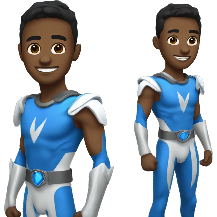 Blue power ranger emoji