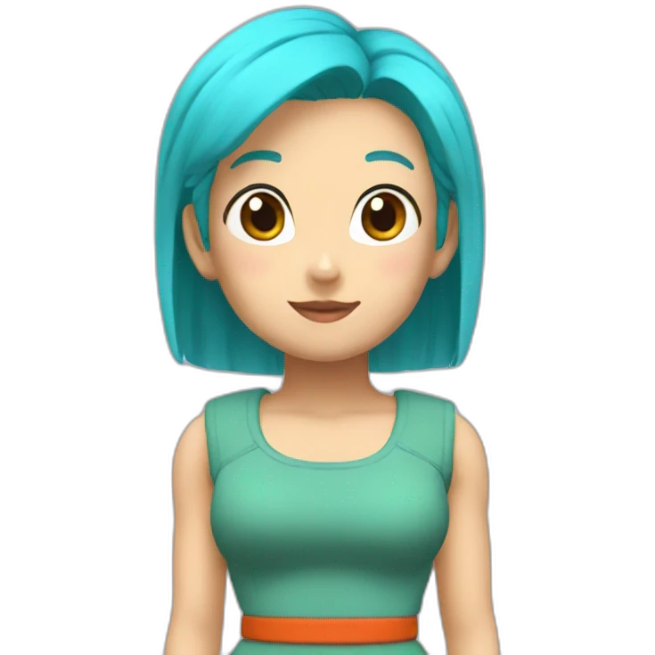 Bulma enbarazada emoji